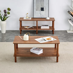 Modern 2-Tier Coffee Table for Living Room | Durable and Stylish