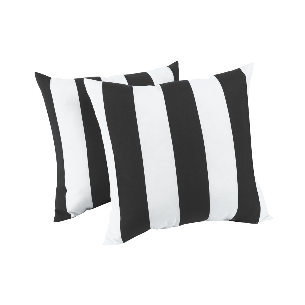 2 Pack Outdoor Throw Pillows - Waterproof & Comfortable Cushions