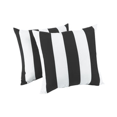 2 Pack Outdoor Throw Pillows - Waterproof & Comfortable Cushions