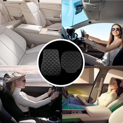 Car seat cover installed in vehicle