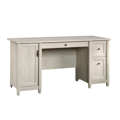 Coastal Computer Desk with Slide-Out Keyboard Tray, Gray finish image 1