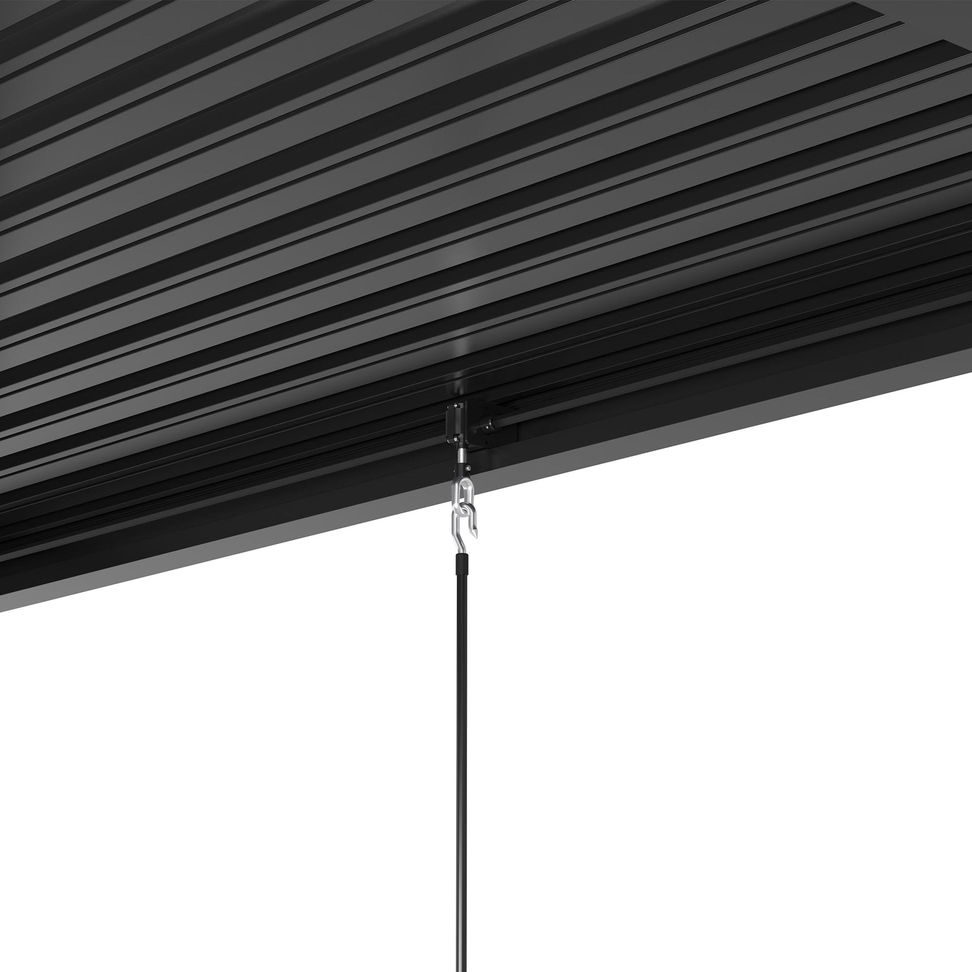 8640E Louver Pergola 10x19FT Aluminum Frame & Steel Louvers image 6