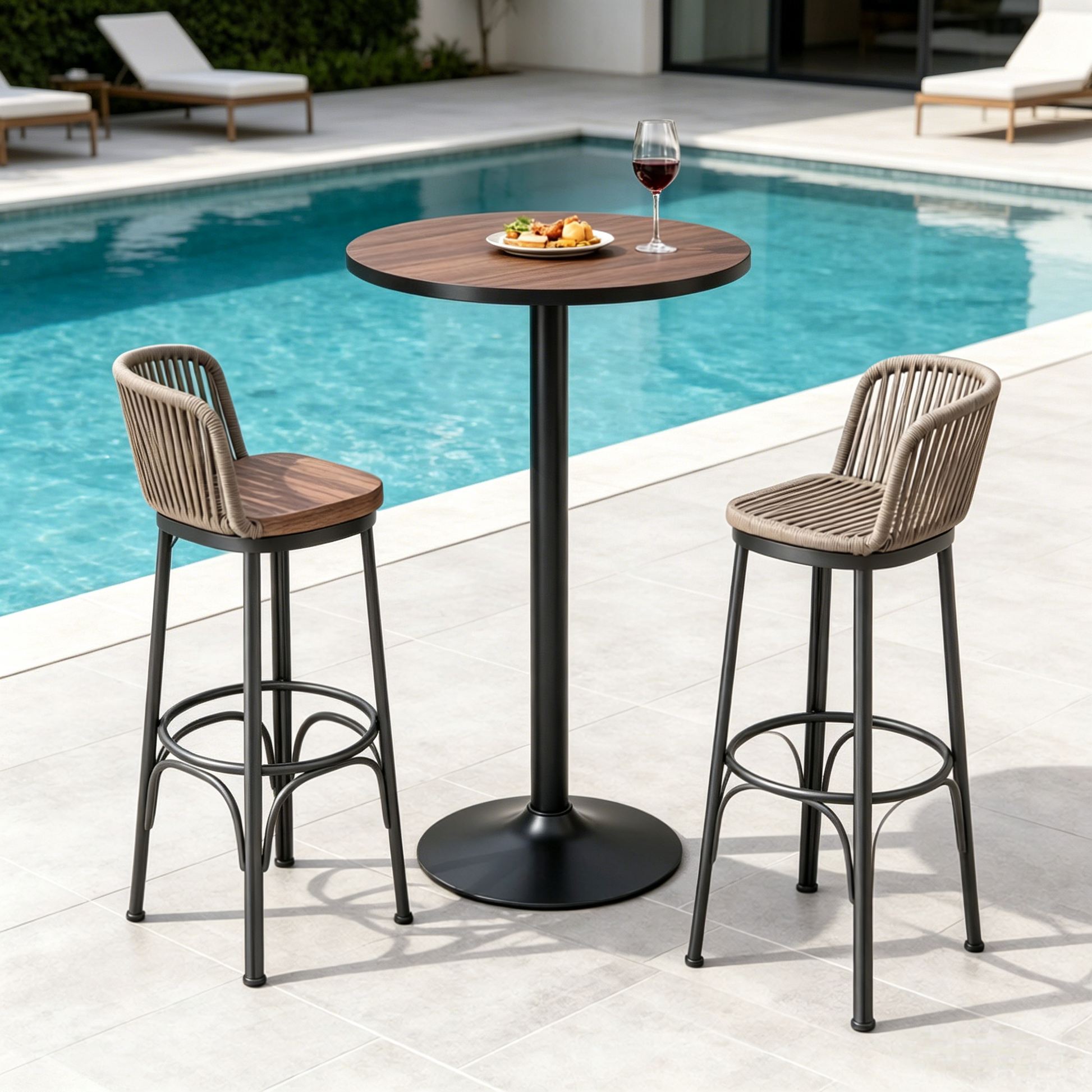 Home Coffee Table,Bar Table,Snack Table,Round Lunch Table image 5