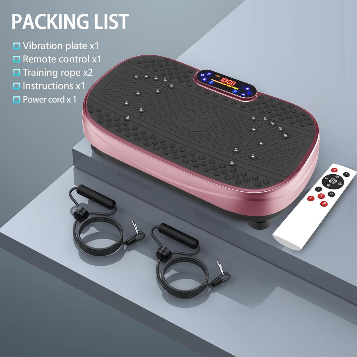 Vibration Plate Fitness Platform - Compact Design - Top View