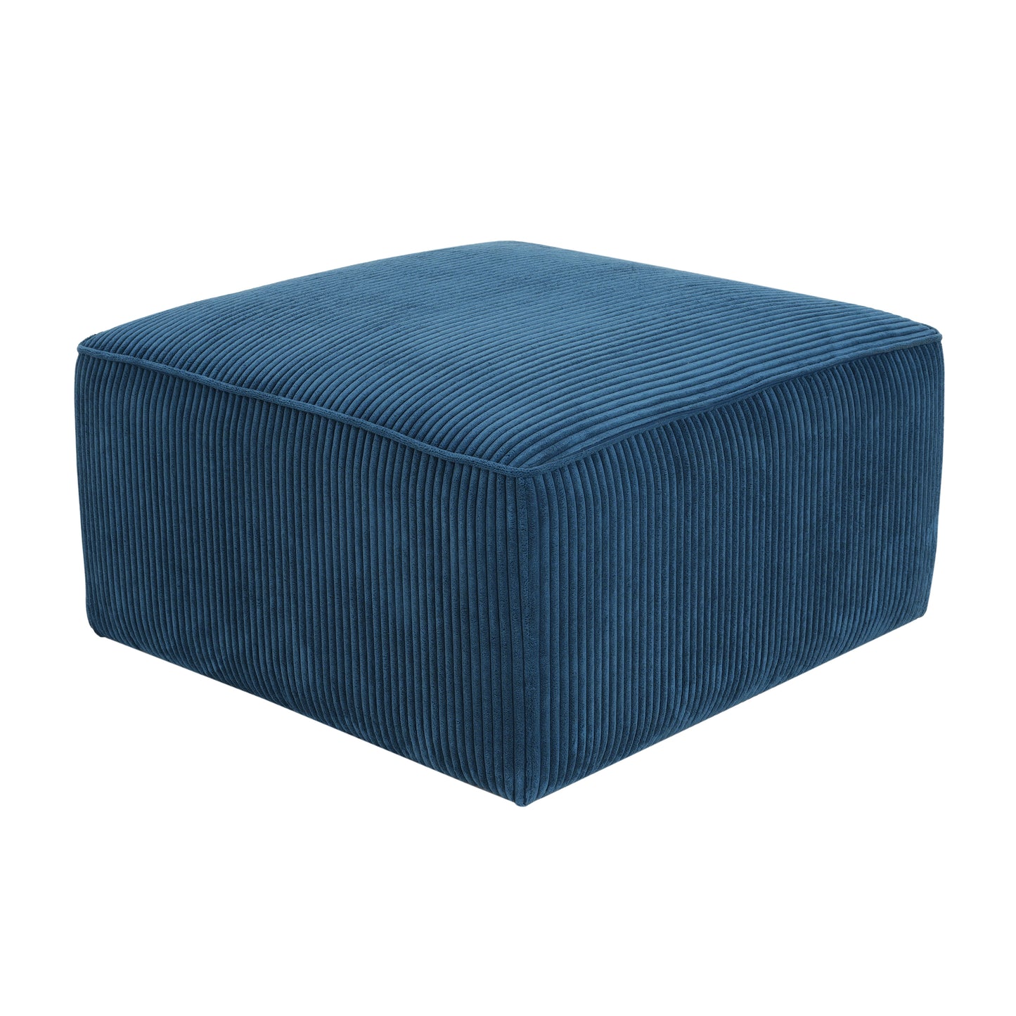 Upholstered Square Ottoman, Blue (old sku N757P180768N) image 9