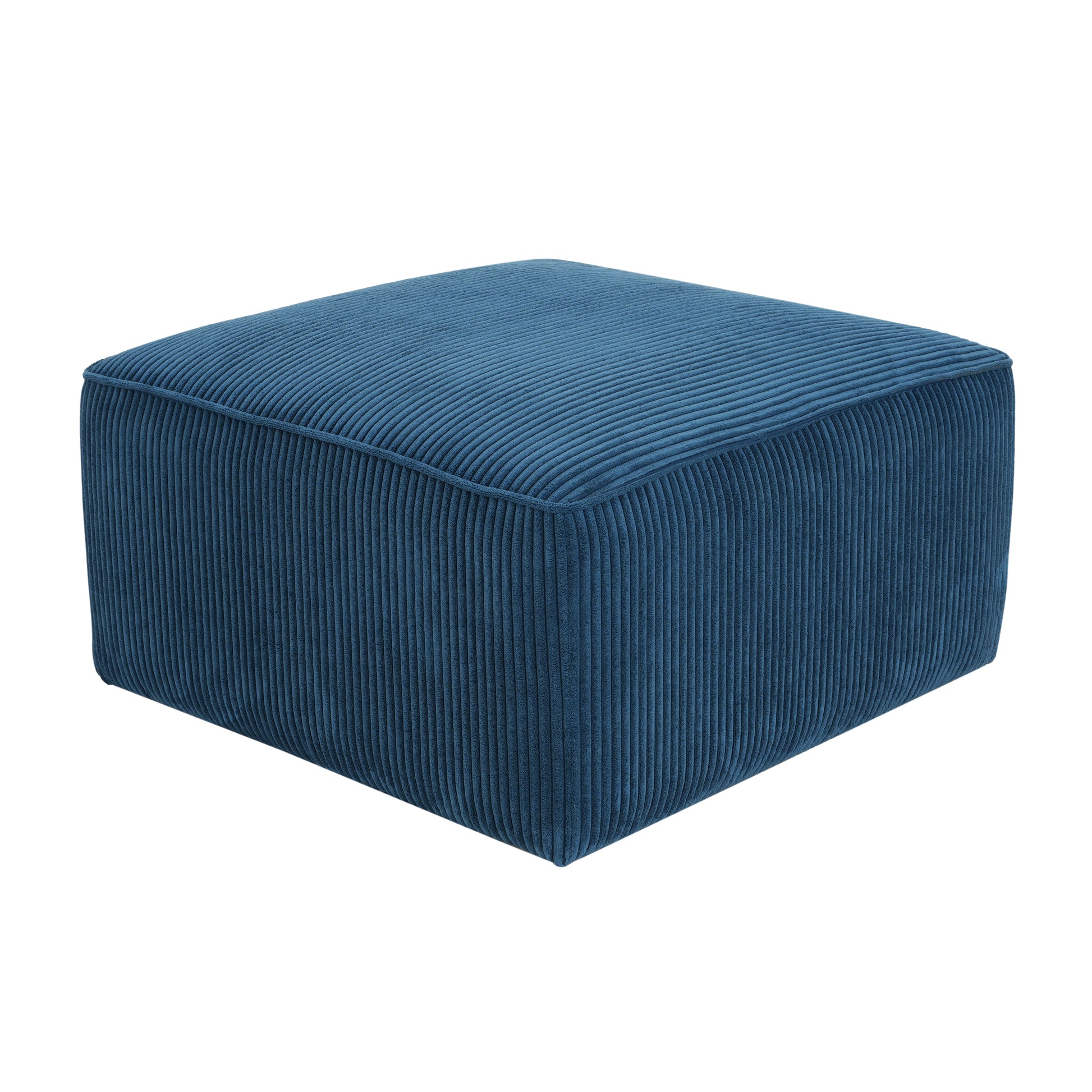Upholstered Square Ottoman, Blue (old sku N757P180768N) image 9