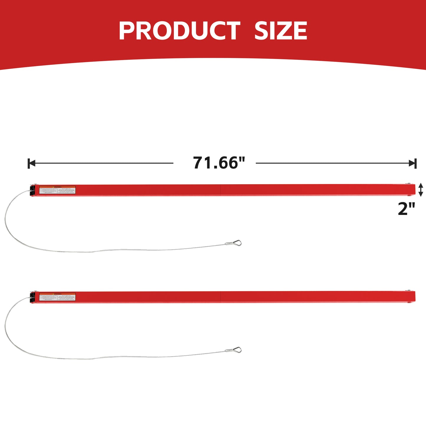 Tailgate Utility Trailer Gate Liftgate Ramp Lift 2 Sided Lift Assist System Fit for Open Utility Trailers Tailgate and Ramp New Upgrades, Red image 7