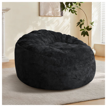 Ultra-Comfort Ergonomic Bean Bag Lounge Chair with Adjustable High-Elasticity Inner Filling and Detachable Washable Cover for Multi-Scene Use in Living Room/Bedroom/Balcony image 1