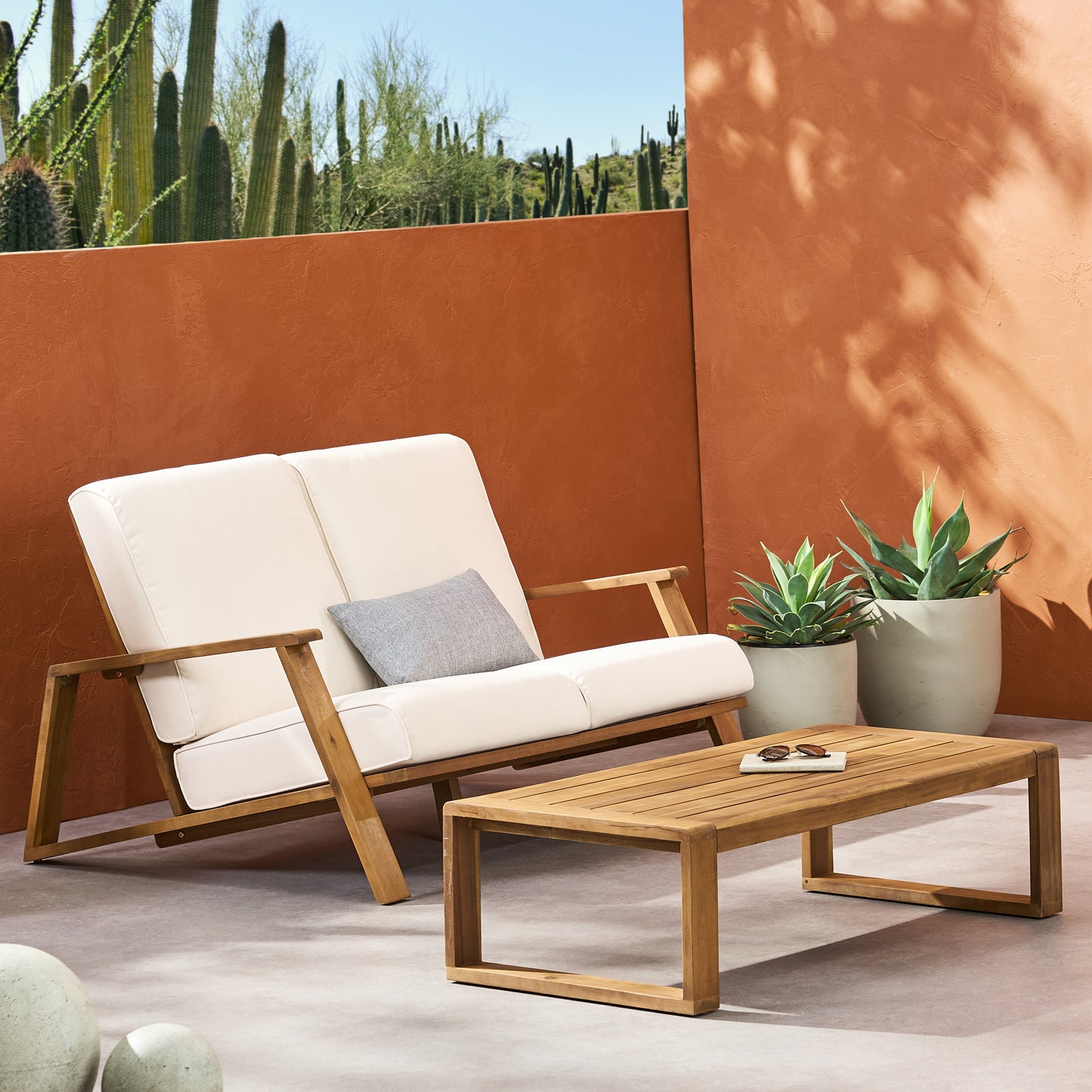 PALOMA LOVESEAT+COFFEE TABLE image 1