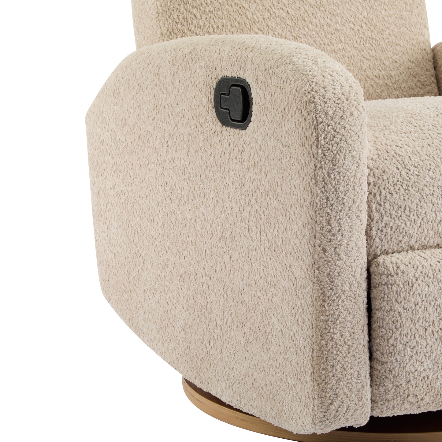 360 Swivel and Glider Recliner Chair-Almond image 11