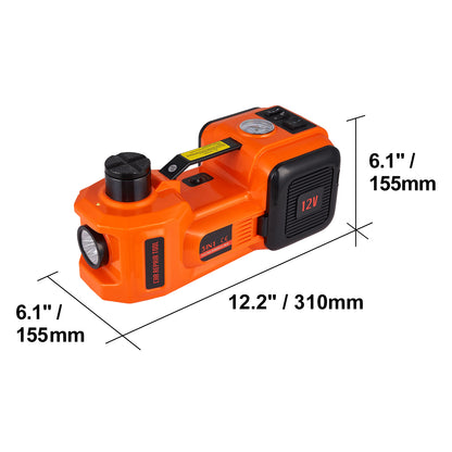 Electric Car Jack, 5 Ton/11023 LBS Hydraulic Car Jack, Portable Car Jack Lifting with Built-in Inflatable Pump and LED Light, Car Jack for SUV MPV Sedan Truck Change Tires Garage Repair image 3
