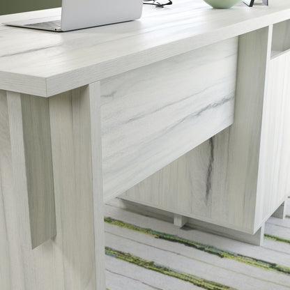 Desk with File Drawer, White finish image 6
