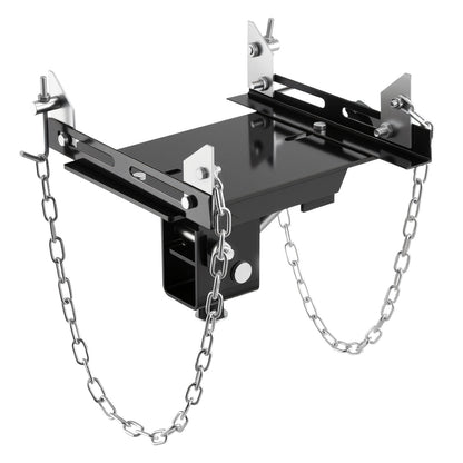 Transmission Jack Adapter, 1100 lbs / 0.5 Ton Load Capacity Automotive Transmission Lift Adapter, Heavy-Duty Steel, for Floor Jack with 1-1/5 in Detachable Saddle Shaft, for Garage, Repair Shop image 1