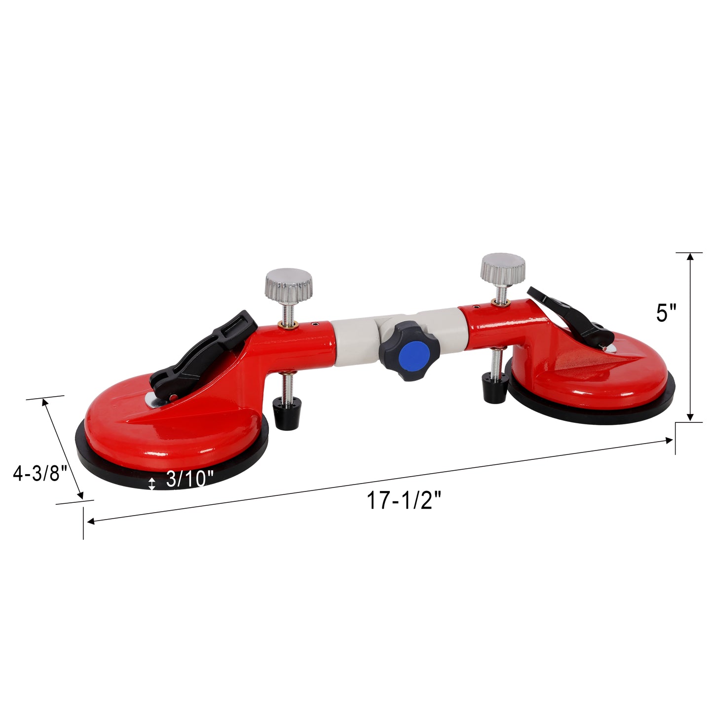 3-in-1 Adjustable angles (90-270 degrees) Suction Cup Tool for Seam Joining,fixation,and Leveling, Professional Countertop Installation Tool,red color image 9