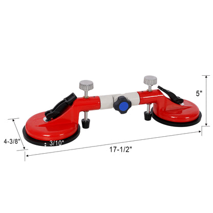 3-in-1 Adjustable angles (90-270 degrees) Suction Cup Tool for Seam Joining,fixation,and Leveling, Professional Countertop Installation Tool,red color image 9