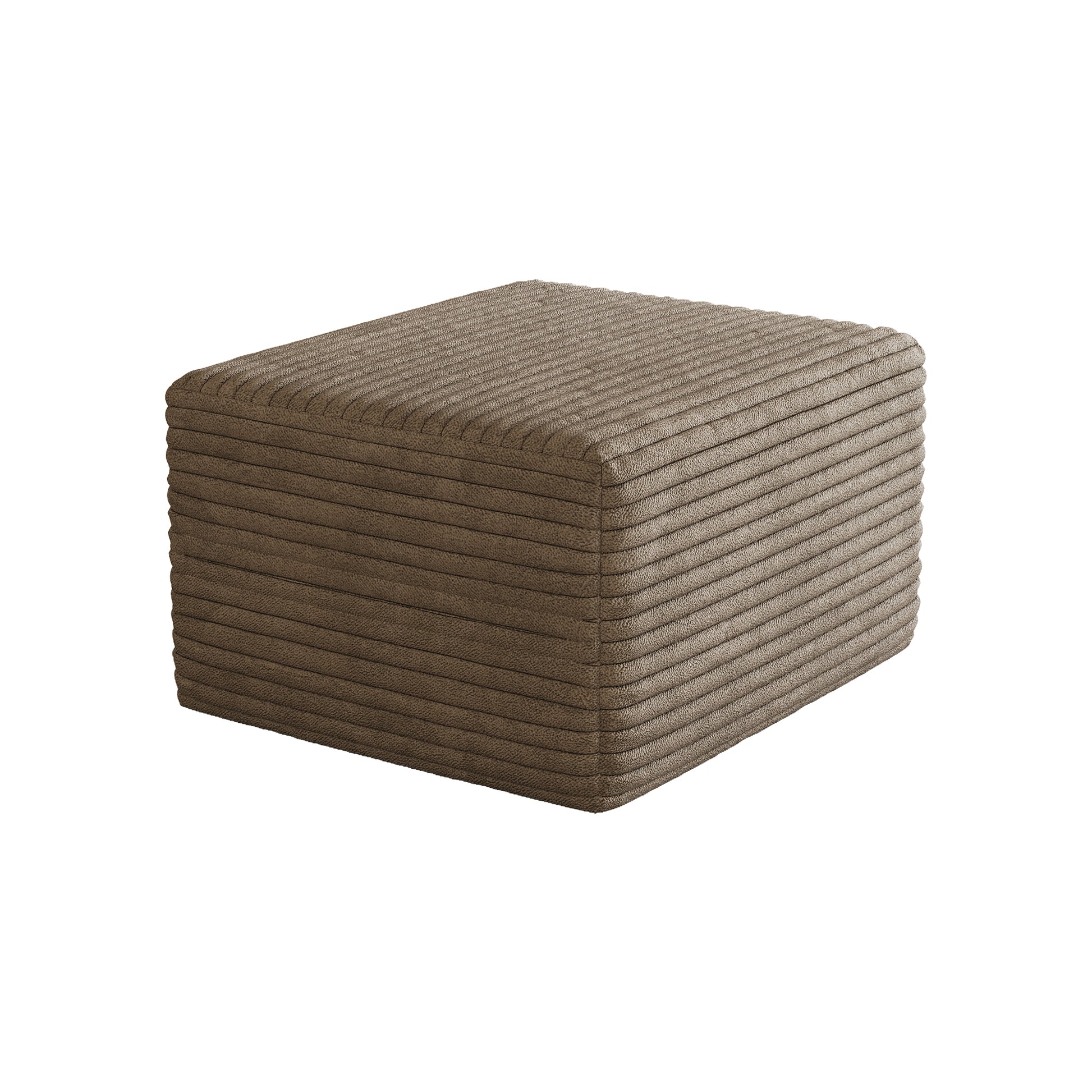 Sofa ottoman,No Assembly Required,Camel(Plush Corduroy Fabric) image 8