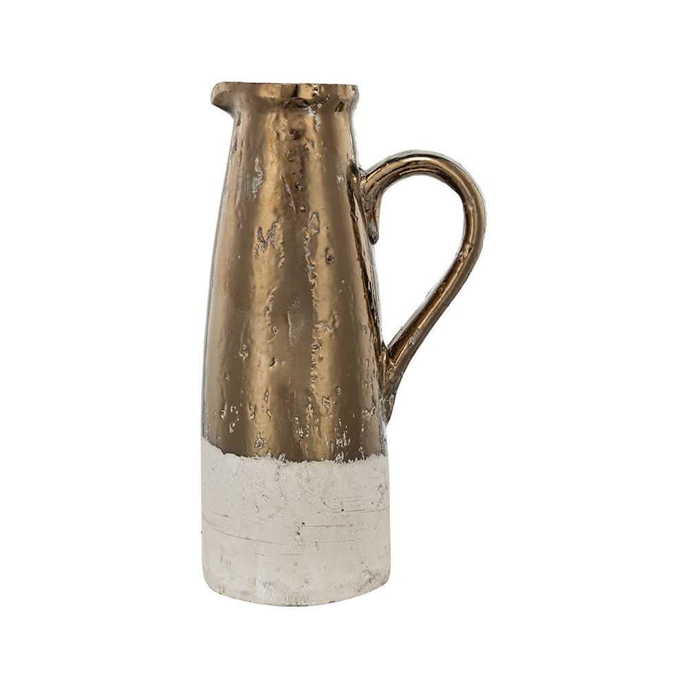 8.9" x 5.7" x 14.4" Candia Terracotta Pitcher, Sienna Brown image 4