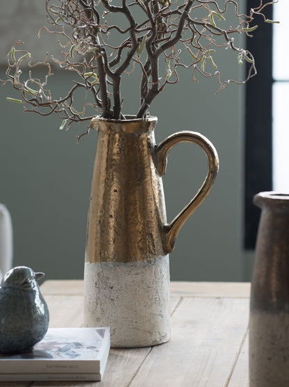 8.9" x 5.7" x 14.4" Candia Terracotta Pitcher, Sienna Brown image 11