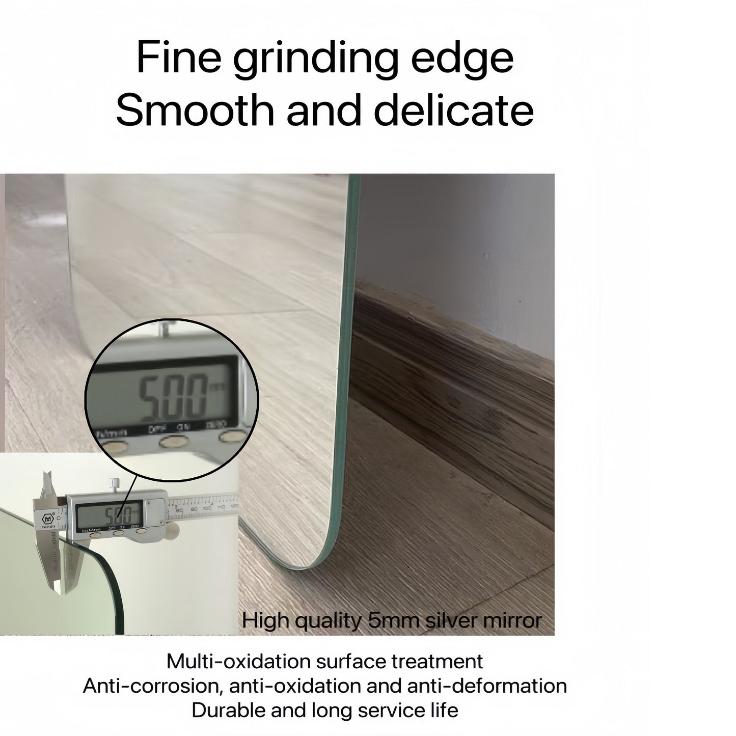 36x24 Inch Black Bathroom Vanity Mirror Wall Mounted, Framed Wall Mirror for Bathroom, Vertical or Horizontal Hanging, Modern HD Mirror for Bedroom, Entryway image 11