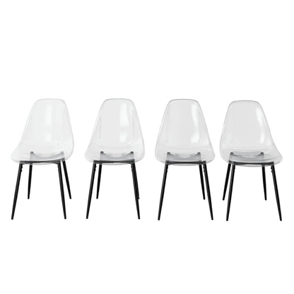 PET CHAIR 4PCS BLACK image 8