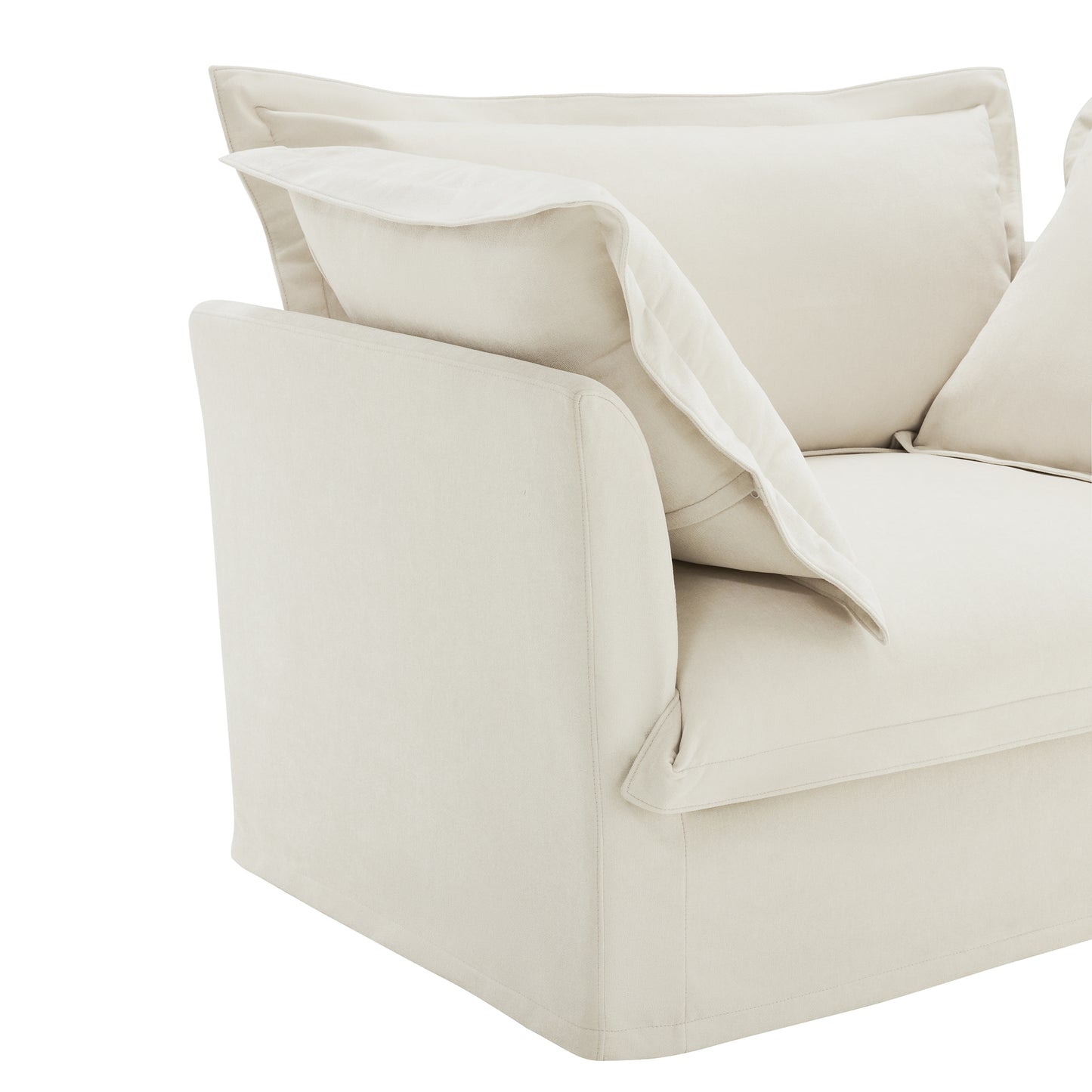 Koala Sofa LSF W/1 Pillow -Cream image 6
