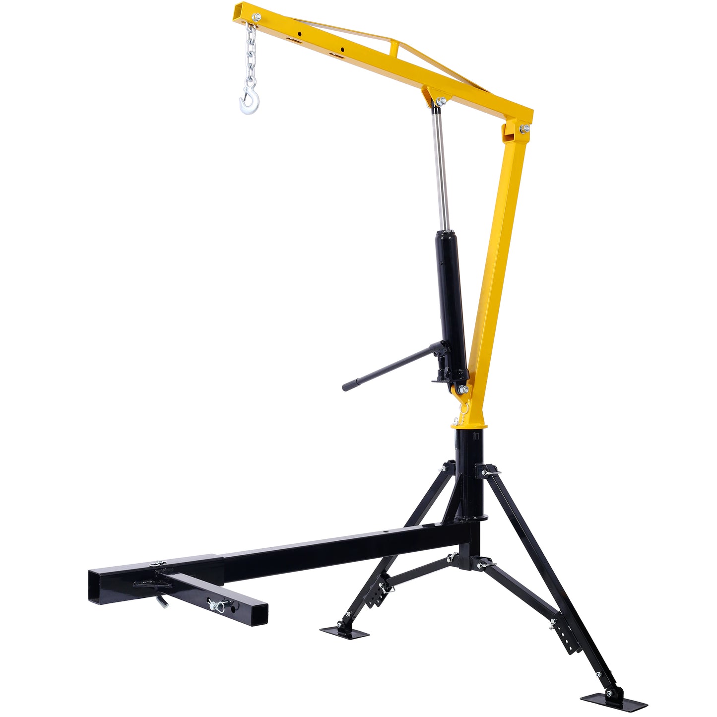 Receiver Hitch Mounted Hydraulic Swivel Pickup Truck Crane - 1000 lbs. Capacity With 3 Boom Capacities of 500 lbs, 750 lbs and 1000 lbs. image 1