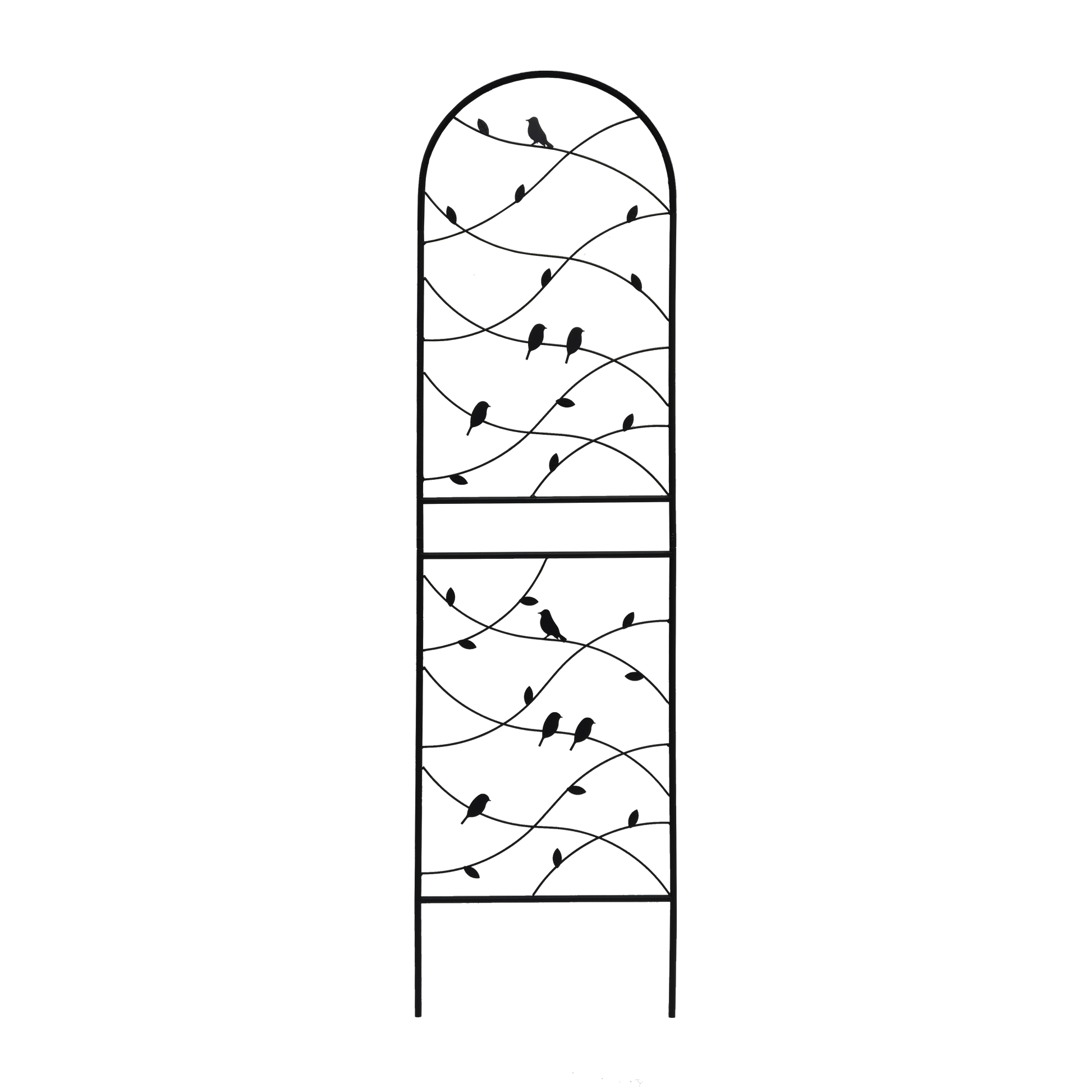 4 Pack Metal Garden Trellis 71" x 19.7" Rustproof Trellis for Climbing Plants Outdoor Flower Support Bird Deco Black image 9
