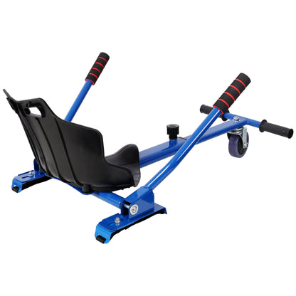Hoverboard Seat Attachment Go-Kart,Fits 6.5" 8"10" Hoverboards,Sturdy Adjustable Off-Road Frame,Hover Cart for Family Fun,not include Hoverboard,Blue image 9