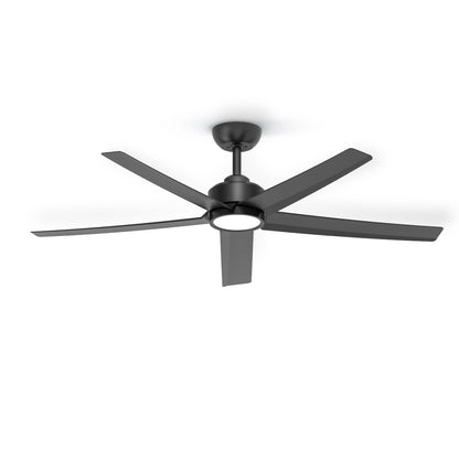 52 inch Ceiling Fans with Lights, Large Air Volume Ceiling Fans with Reversible Quiet DC Motor and Remote, 5D-W5, 5X-W5 image 1