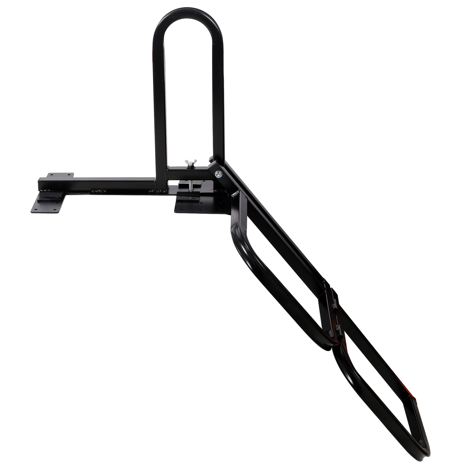 Foldable Pickup Truck Tailgate Two-Step Ladder - Universal Fit. Drilling Hex Screws for Easy Install. Load Capacity: 300 LBS. Serves To Secure Items In Truck Bed image 3