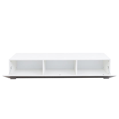 Modern Entertainment Center with Storage Media Console for Living Room image 7