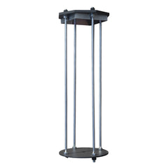 Patio Umbrella Base in Ground, Heavy-Duty Steel Construction for Stability, Supports up to 700LBS, 7.8" x 7.8" x 22"