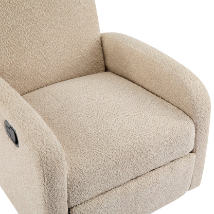 360 Swivel and Glider Recliner Chair-Almond image 9