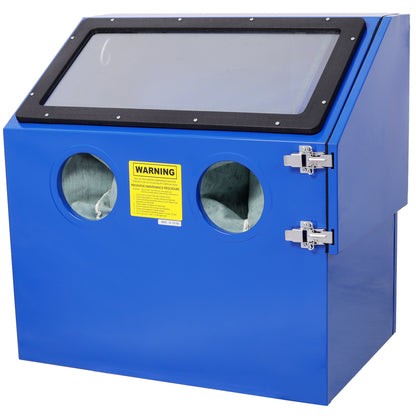 110L Bench Top Sandblast Cabinet,Ergonomic and Compact Design for Precise Sandblasting, with Heavy Steel Construction and Built-in Blast Gloves for No Sand Leakage, Bright LED Lighting System image 3