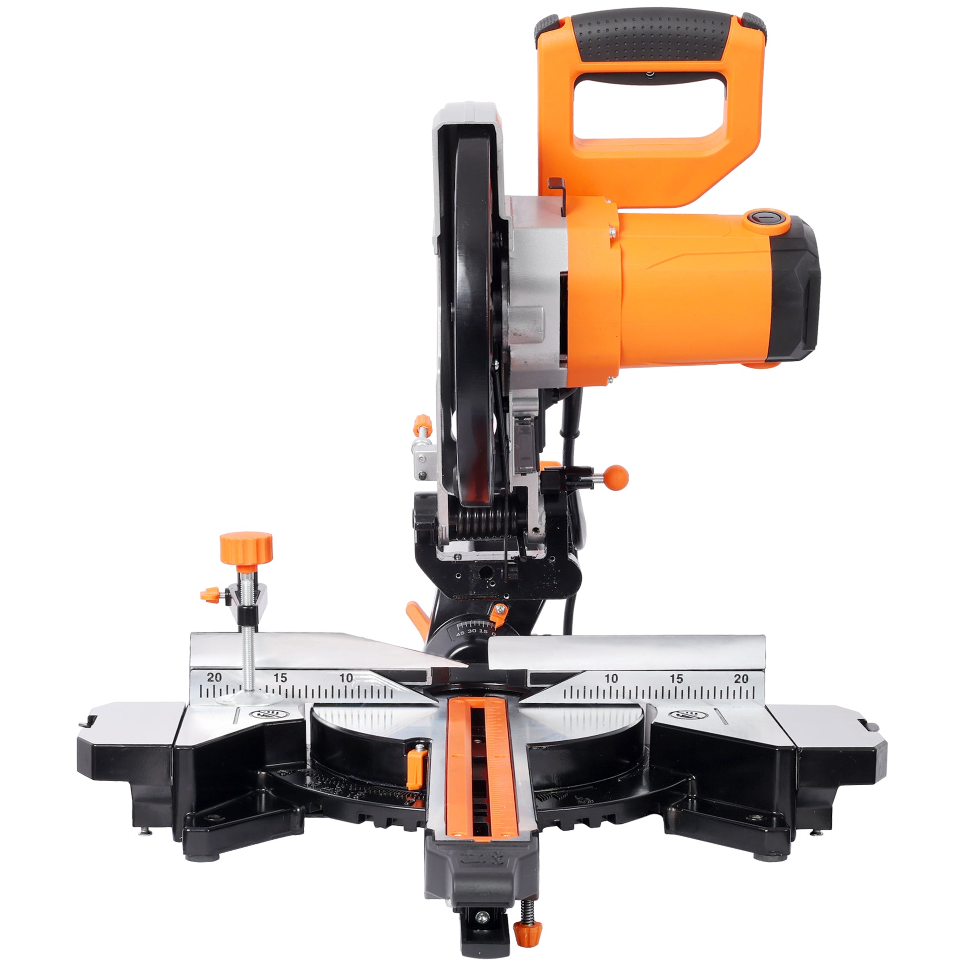 10in Single Bevel Double Speed Sliding Miter Saw,48T Blade,2-Speed 5000/3200 RPM,3.5x13in Cutting Capacity,ETL certificate image 2