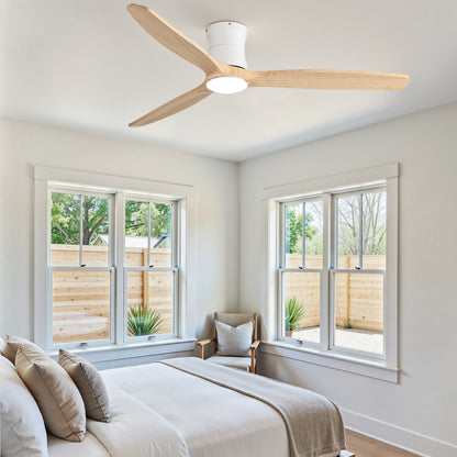 52-inch ceiling fan with light, DC reversible motor, timer (1/4/8 hours),Light with memory function image 4