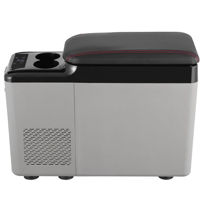 Car Refrigerator, 12 Volt Car Armrest Refrigerator Fridge, 15 L Single Zone Portable Freezer, -4℉-68℉ Adjustable Range, 12/24V DC and 100-240V AC Compressor Cooler for Outdoor, Camping image 2