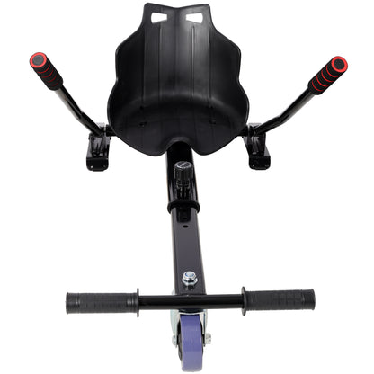 Hoverboard Seat Attachment Go-Kart,Fits 6.5" 8"10" Hoverboards,Sturdy Adjustable Off-Road Frame,Hover Cart for Family Fun,not include Hoverboard,Black image 6