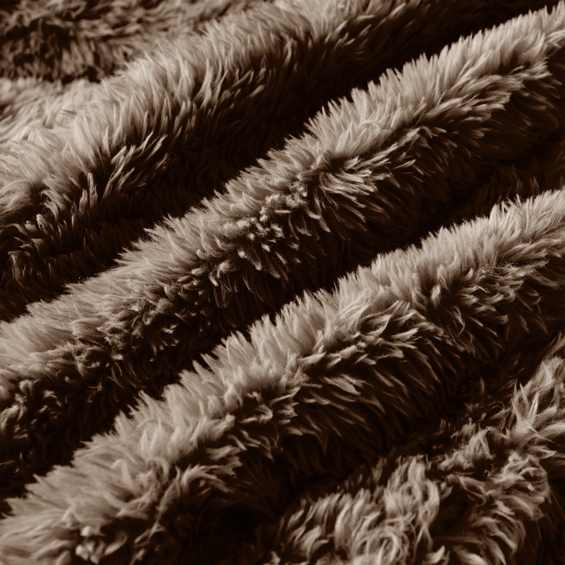 Aviana Ottoman Plush Fabric - Chocolate image 5
