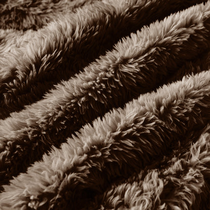 Aviana Ottoman Plush Fabric - Chocolate image 5