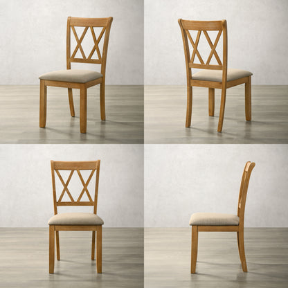 Windvale Fabric Upholstered Dining Chair Set of 2 image 6
