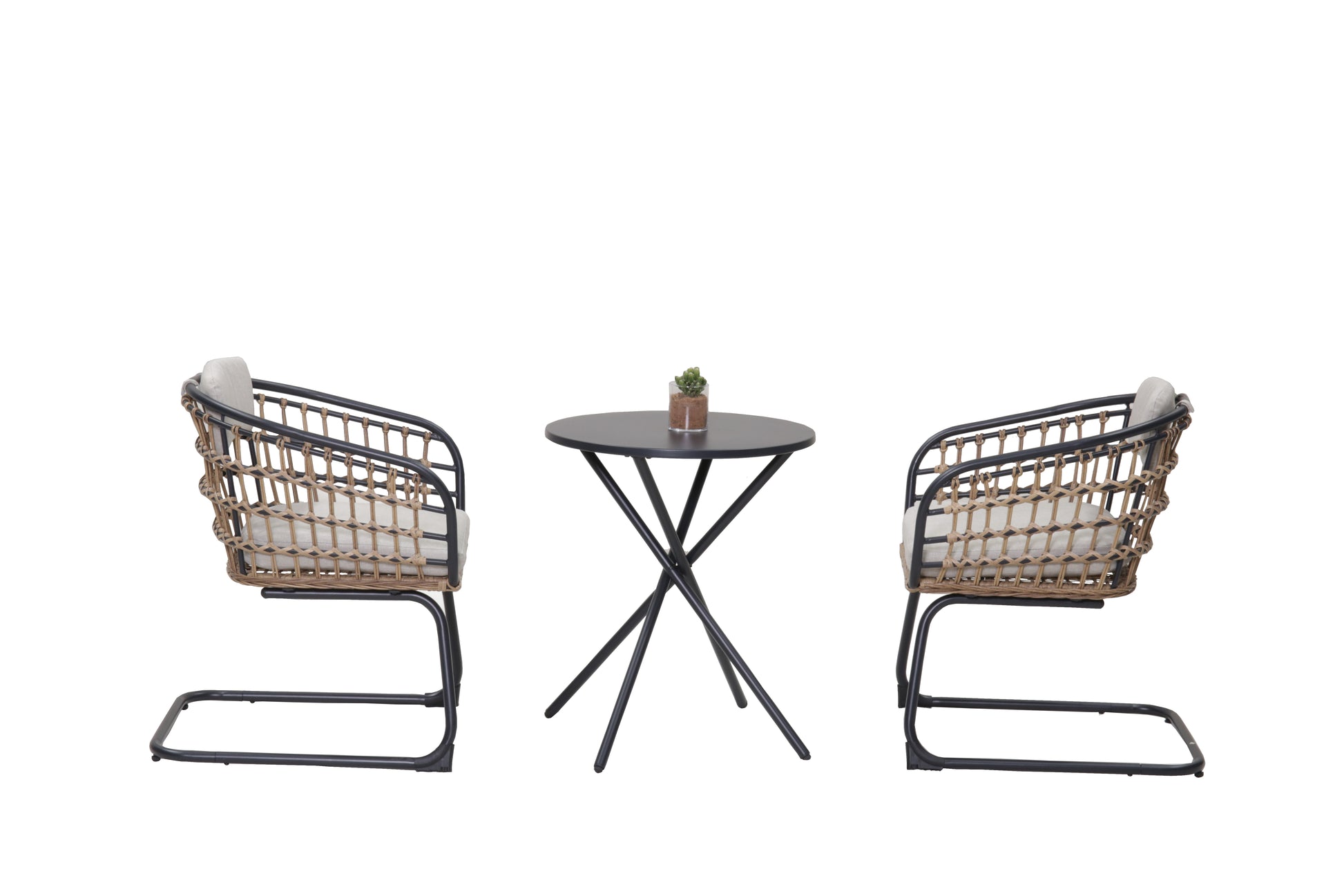 Wicker Dining Chair-SET OF 2 is designed to elevate your patio, balcony, or garden space into a cozy, stylish spot for relaxation and connection. image 11