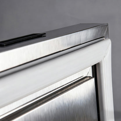 54"Commercial Freezer, 49 Cu.Ft Double Door Stainless Steel Reach-In Freezer, -8~0℉, Air Cooling, 6 Shelves, R290, ETL image 7