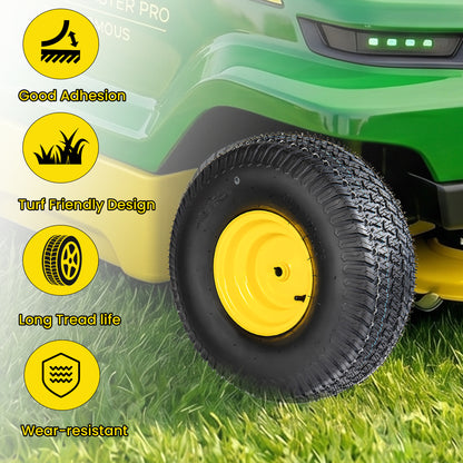 Set of 2 20x10.00-8 Lawn Mower Tires, 4-Ply Tubeless Turf Tread Heavy Duty, Tire Only No Rim, Fits 8" Rim for Large Garden Tractors, 1190 lbs Capacity image 4