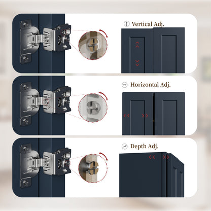 33" Navy Blue Shaker Wall Cabinet Solid Wood with 3 Adjustable Shelves Ready-to-Assemble for Kitchen, Bathroom, Laundry, and Garage Storage (33"W×12"D×42"H) image 6