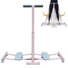 Ski Machine Foldable, Simulated Ski Trainer with 4-Level Adjustable Non-Slip Pedal Armrest, Pelvic Floor Muscle Trainer for Home