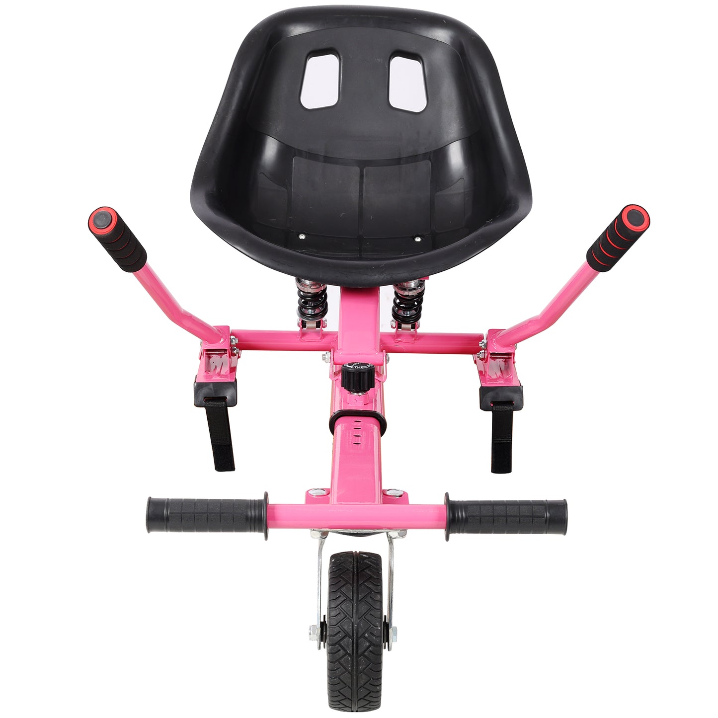Hoverboard Seat Attachment Go-Kart,Fits 6.5" 8"10" Hoverboards, Heavy Duty Dual Shock Absorber,Sturdy Adjustable Off-Road Frame,Hover Cart for Family Fun,not include Hoverboard,Pink image 9