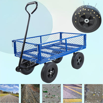 Tools cart Wagon Cart Garden cart trucks make it easier to transport firewood image 1