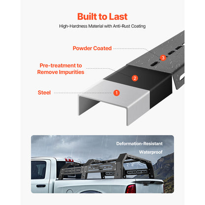 Overland Truck Bed Rack fit Tacoma/Ranger/Gladiator JT/Colorado/Canyon image 10