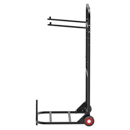Folding Chair Rack Cart for 10 Chairs of 100 LBS Push-Style Chair Dolly image 8